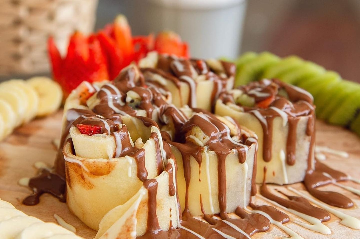 Fruit Sushi Crepe