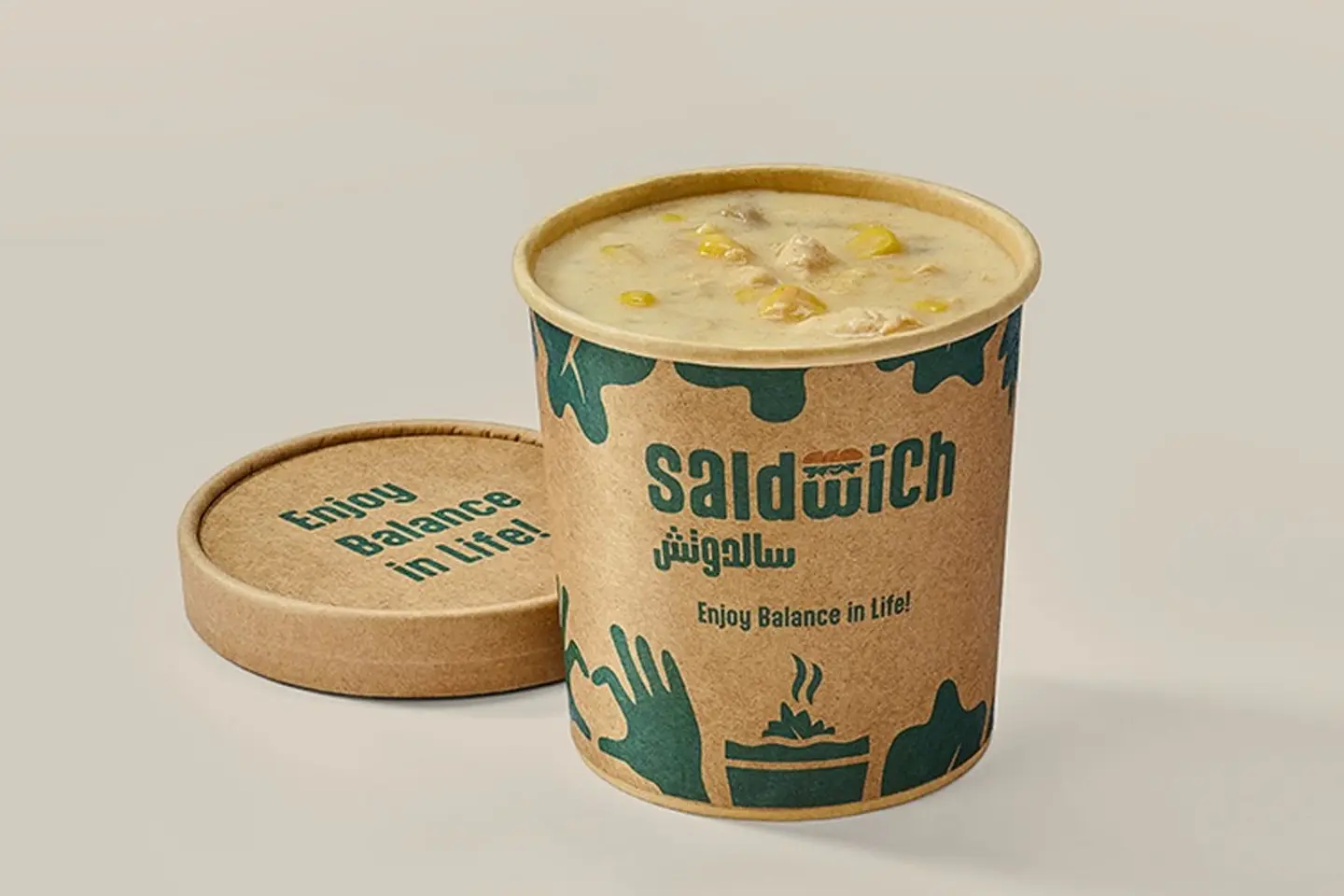 شوربة الدجاج والفطر