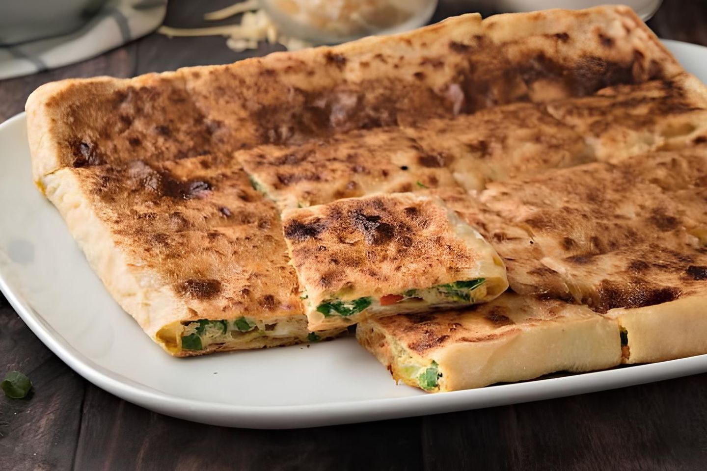 مطبق حلو بالقشطة
