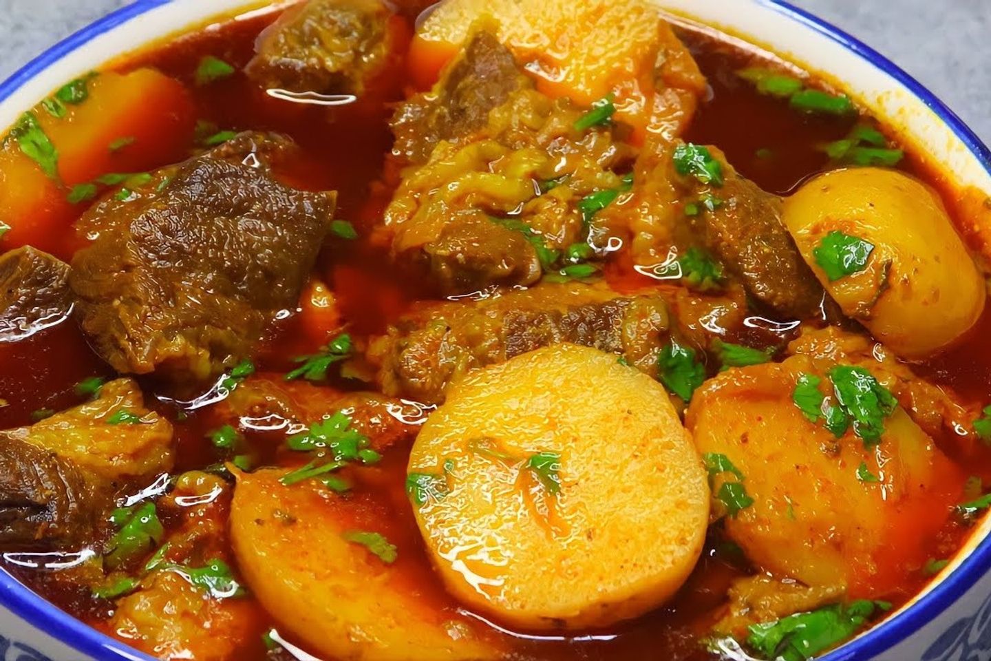 بطاطس لحم