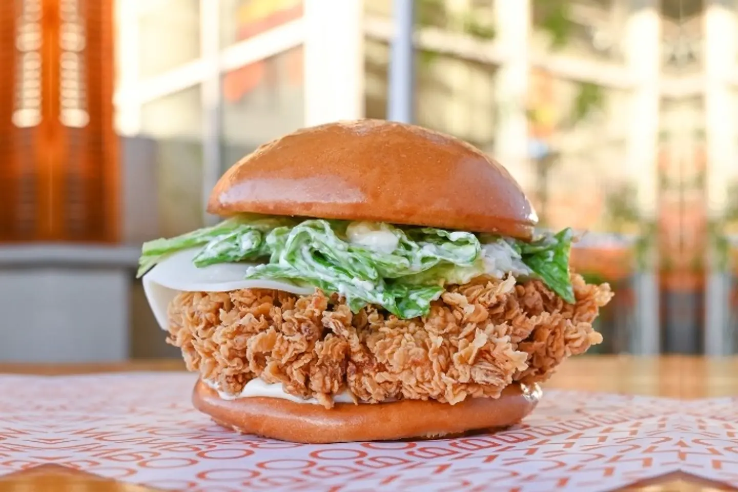 Caeser Chicken Burger
