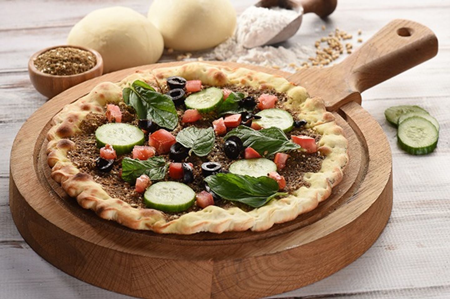 زعتر بالخضار