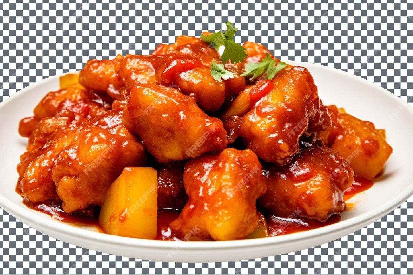 دجاج حلو مالح