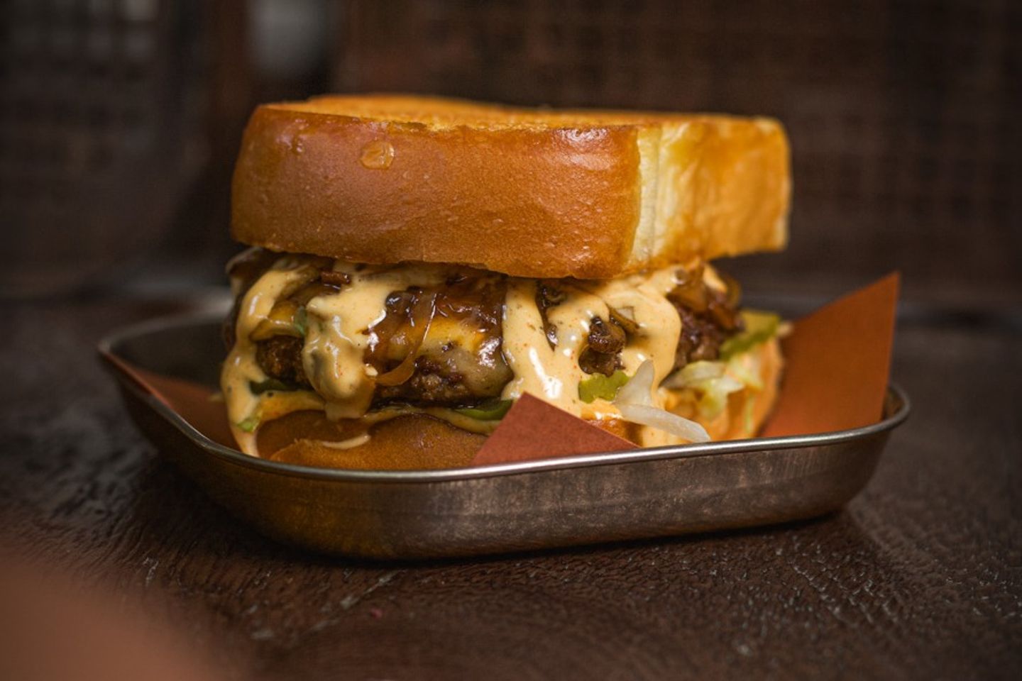 Swiss Mushroom Burger
