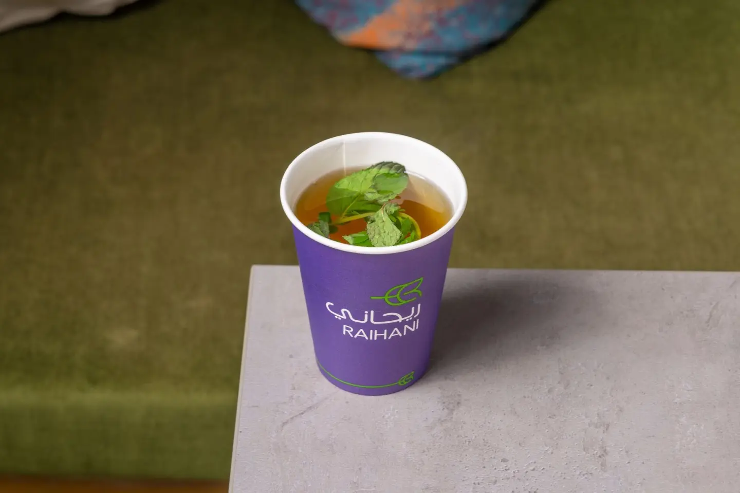 كوب شاي بالنعناع