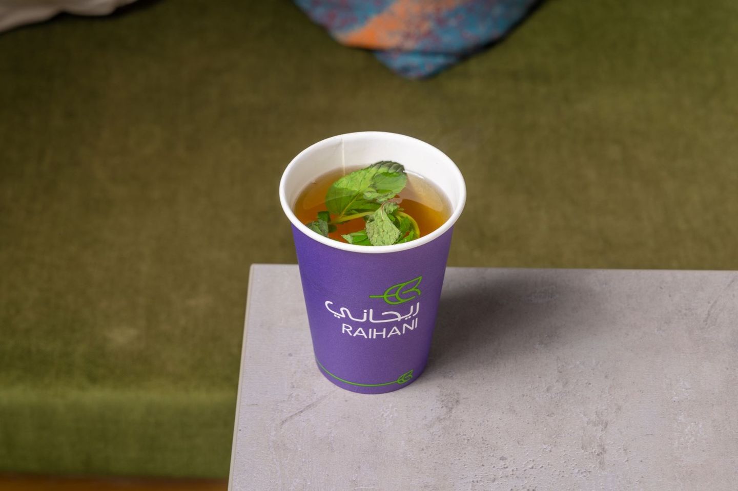 كوب شاي بالنعناع
