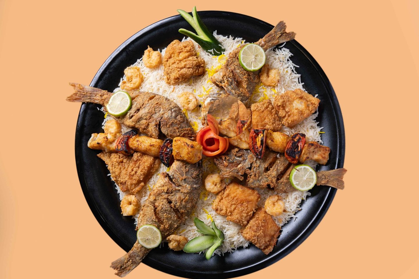 Saudi Distinguished Fish Platter