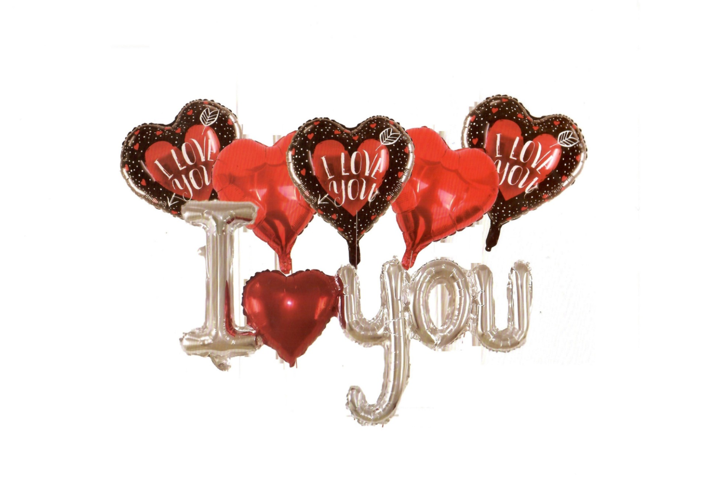 بالون احمر انا احبك