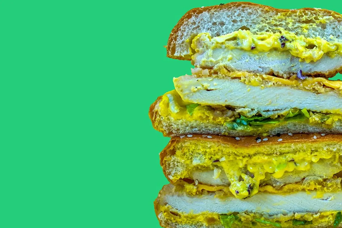 برجر الدجاج عادي