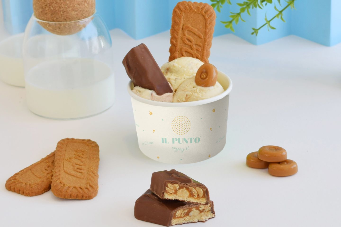 Three Gelato Flavors