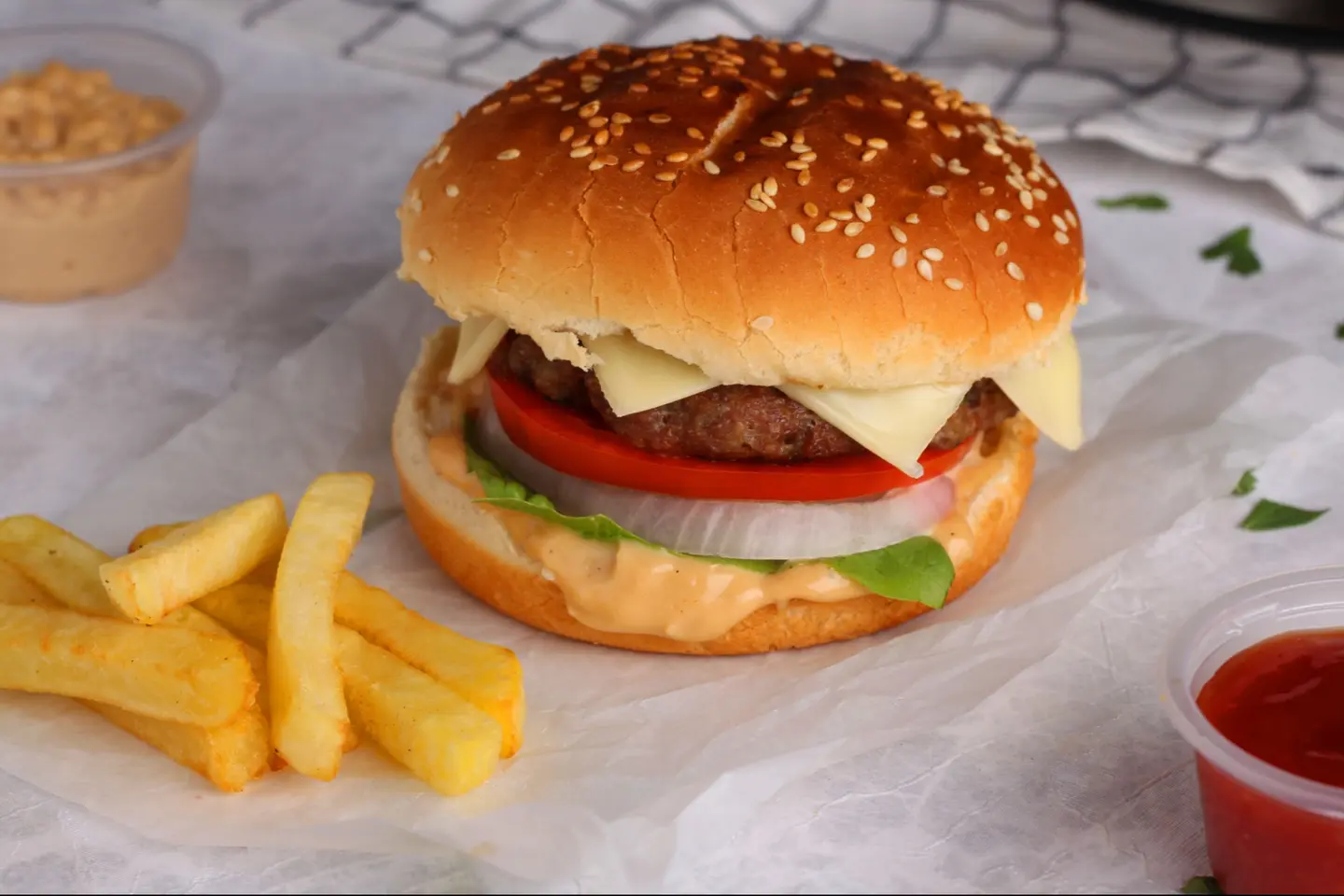 Original Beef Cheeseburger Sandwich