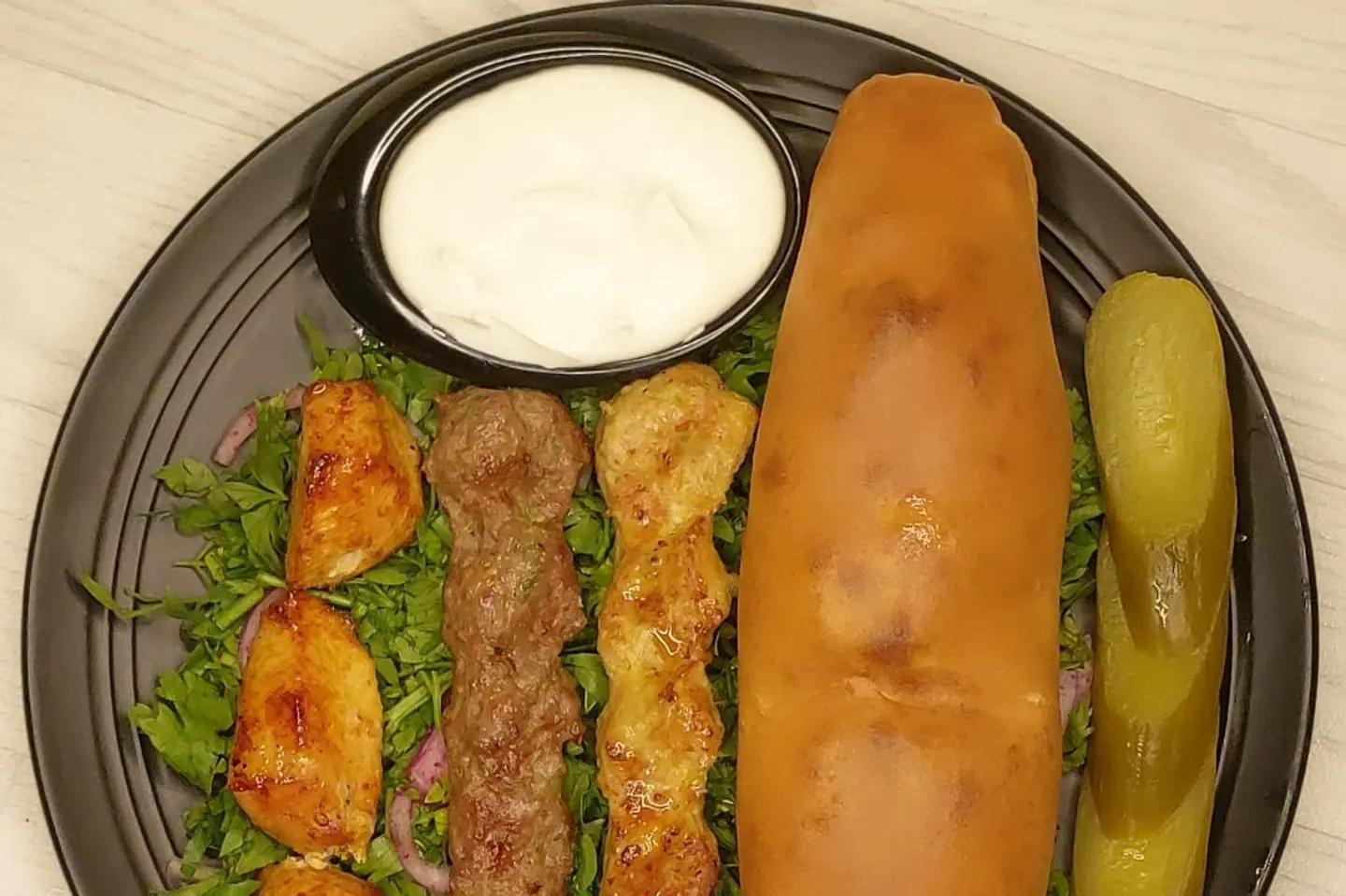 Shish Tawook Pie With Labneh Dough (Oven)