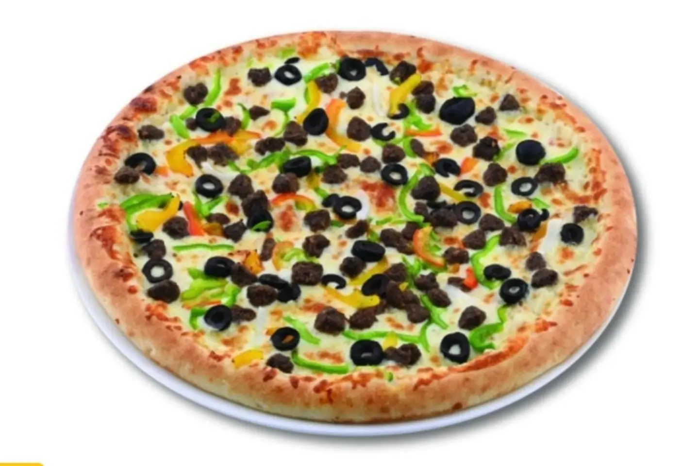 Cheddar Cheese Vegetable Pizza