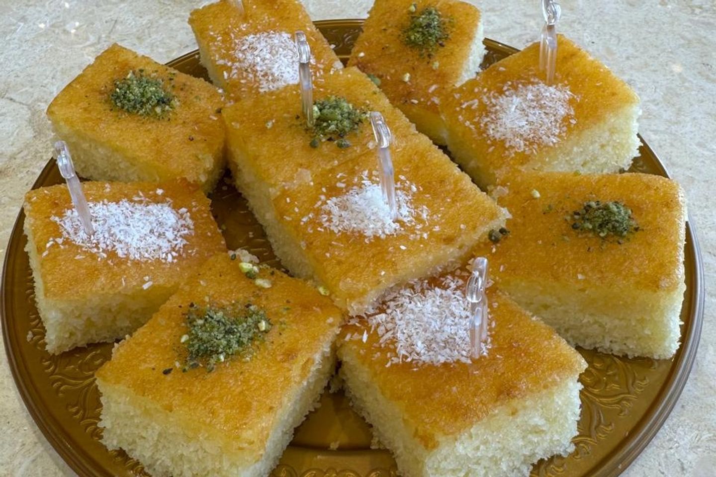 بسبوسة ساده