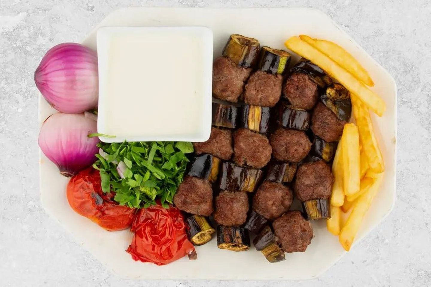 Meat Eggplant Kebab