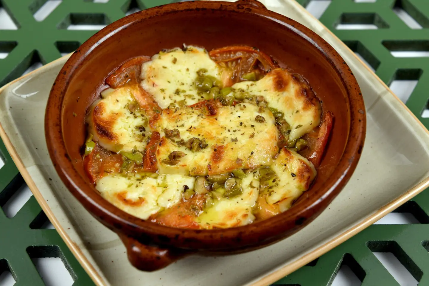 Halloumi With Muhamara