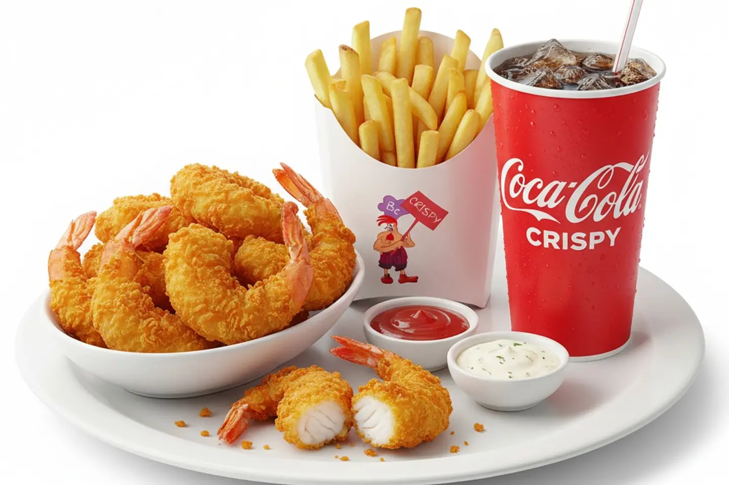 وجبة روبيان مقرمش