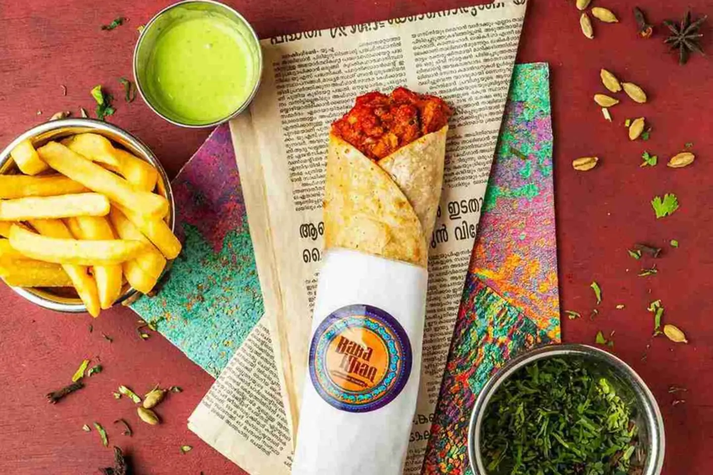 Butter Chicken Roll