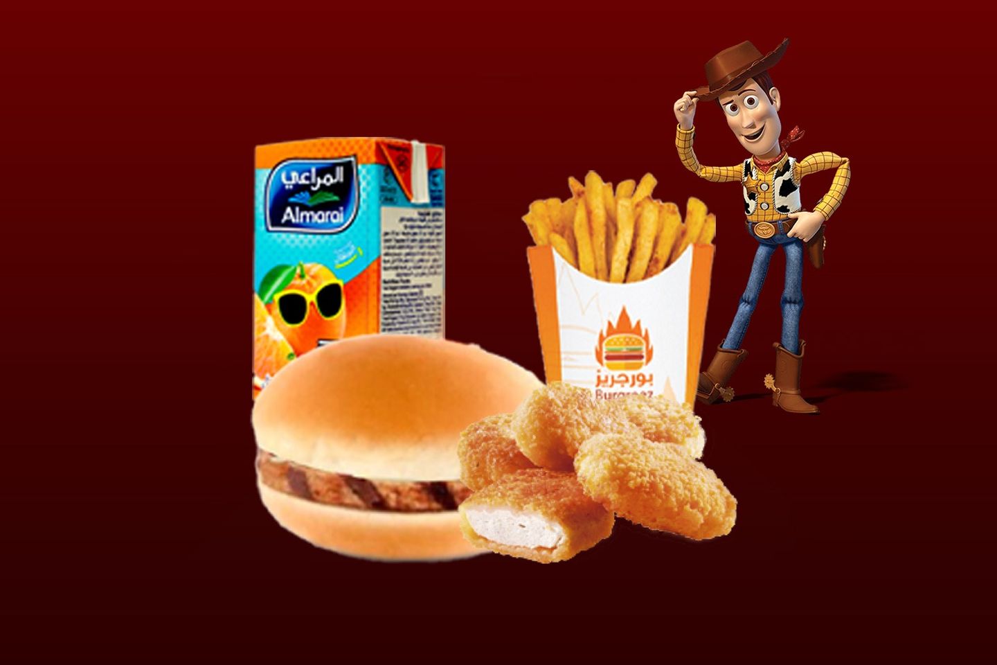 وجبة اطفال نجت