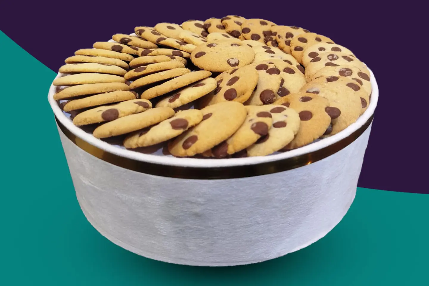 صحن كوكيز كبير