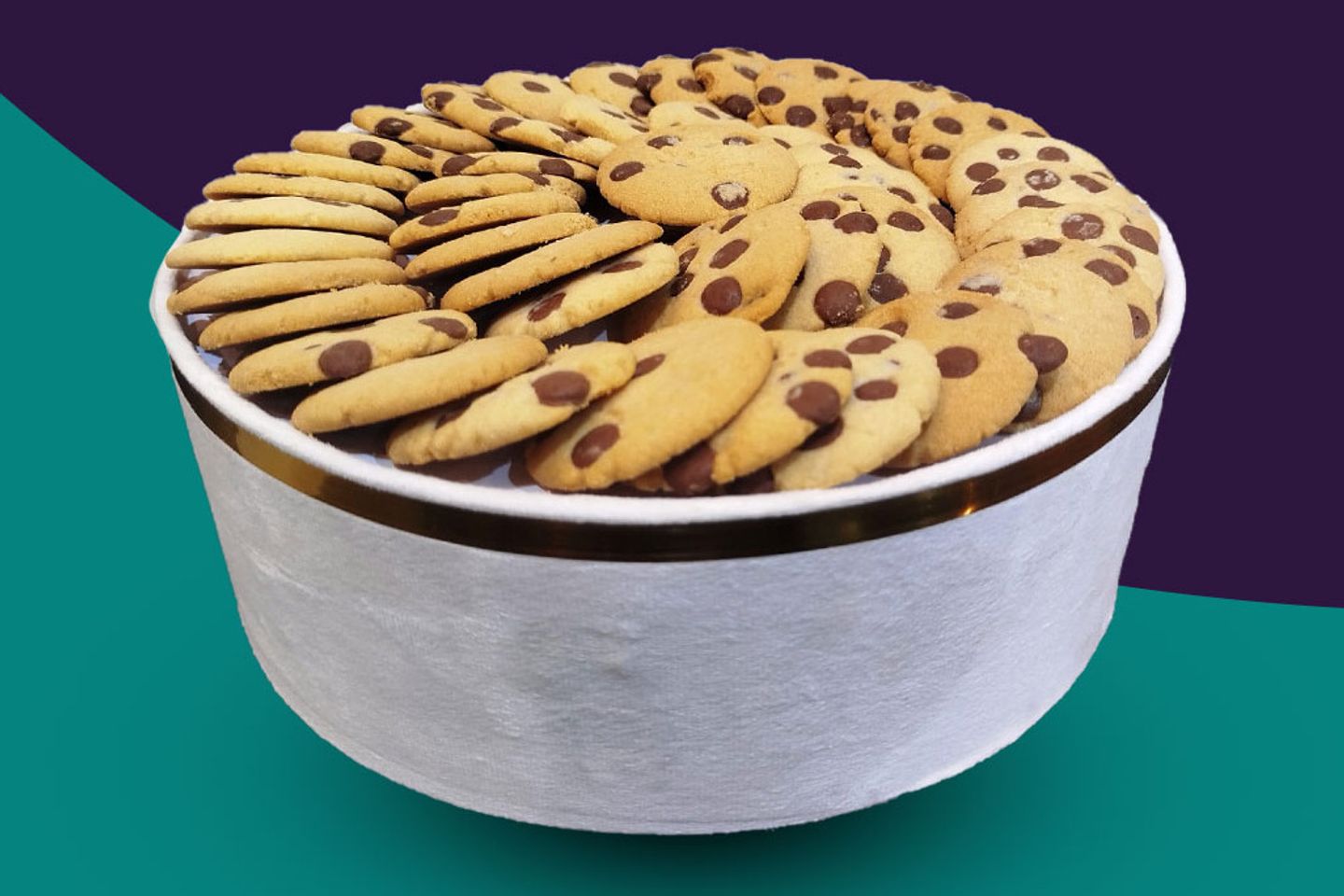 صحن كوكيز كبير