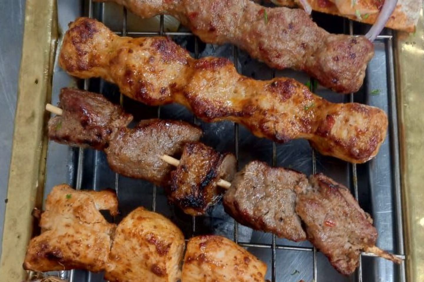Mix Grilled Meat And Chicken