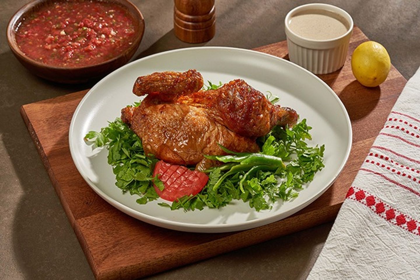 دجاج شواية (نصف حبة)