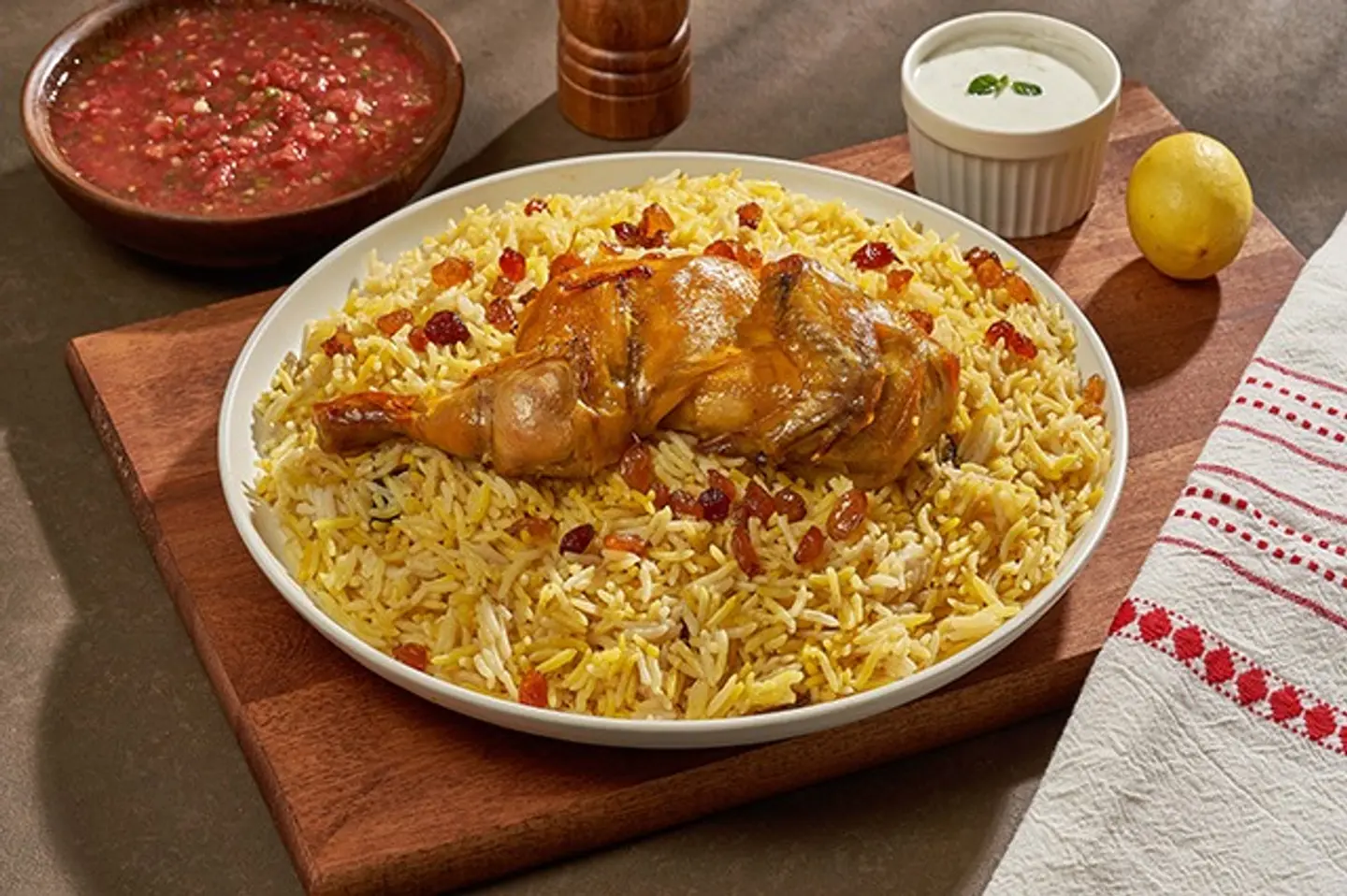 أرز مندي بالدجاج