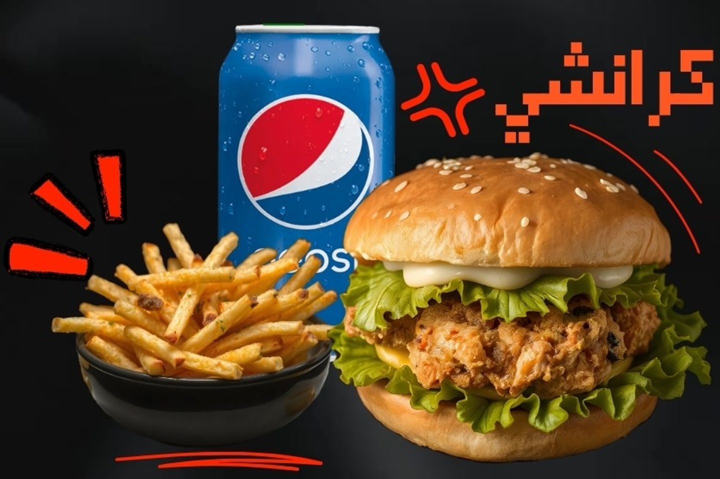 وجبة دجاج كرانشي