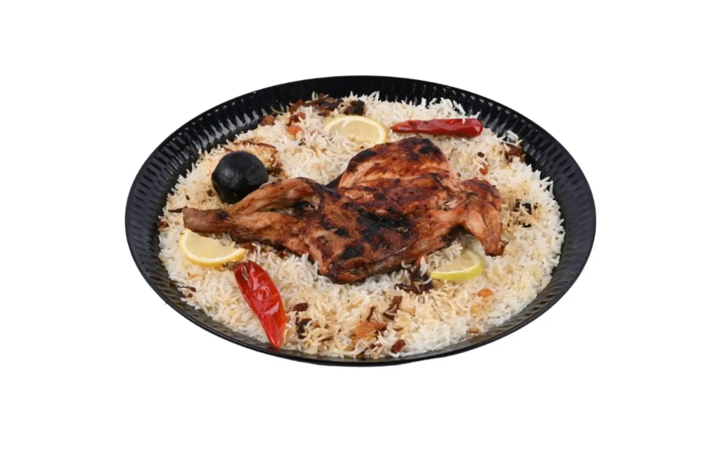 Half Chicken On Coal  - Shabi Rice