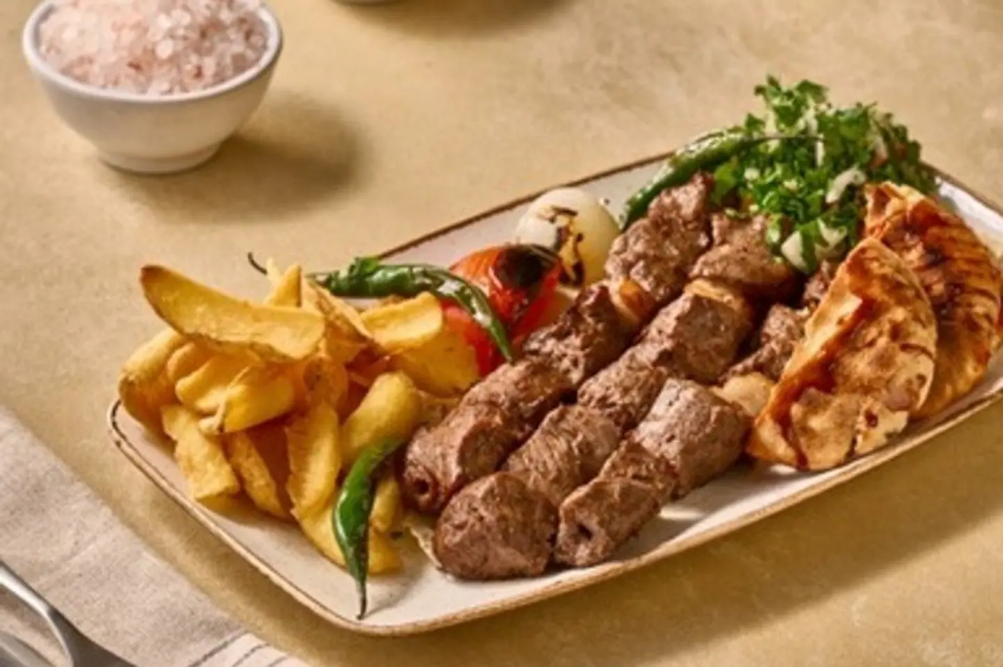 Grilled Meat Cubes