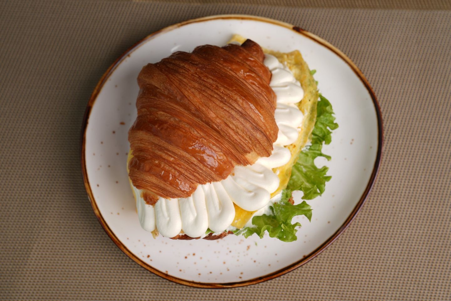 Egg And Cheese Croissant