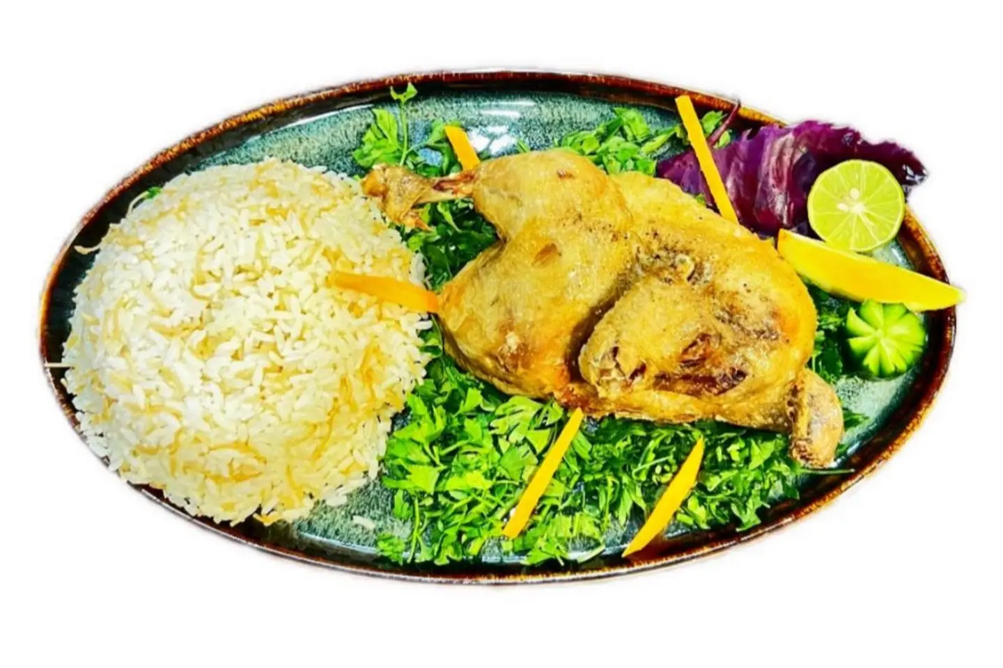 نصف دجاج محمر