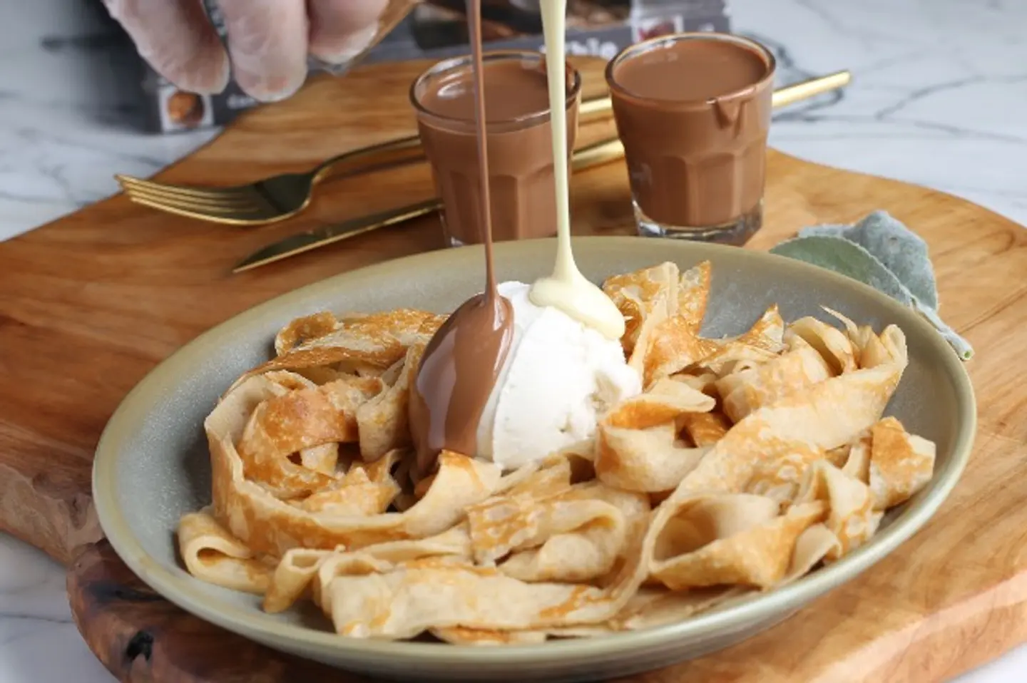 Fettuccine Crepe