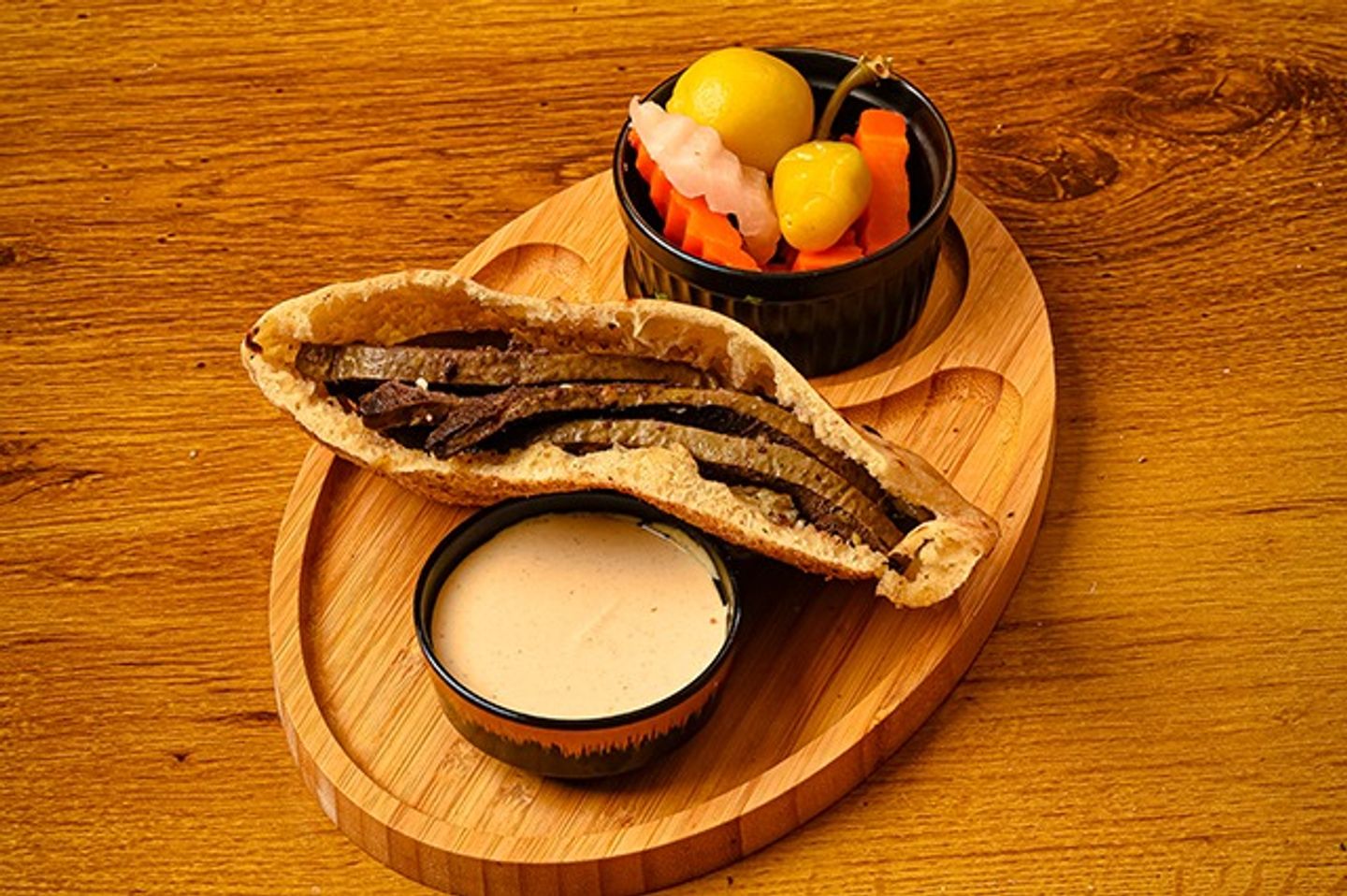 Fishah And Tuhal Sandwich