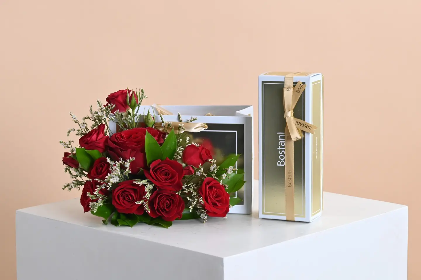 Bostani With Red Roses