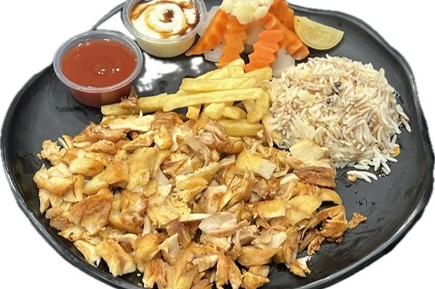 صحن شاورما دجاج