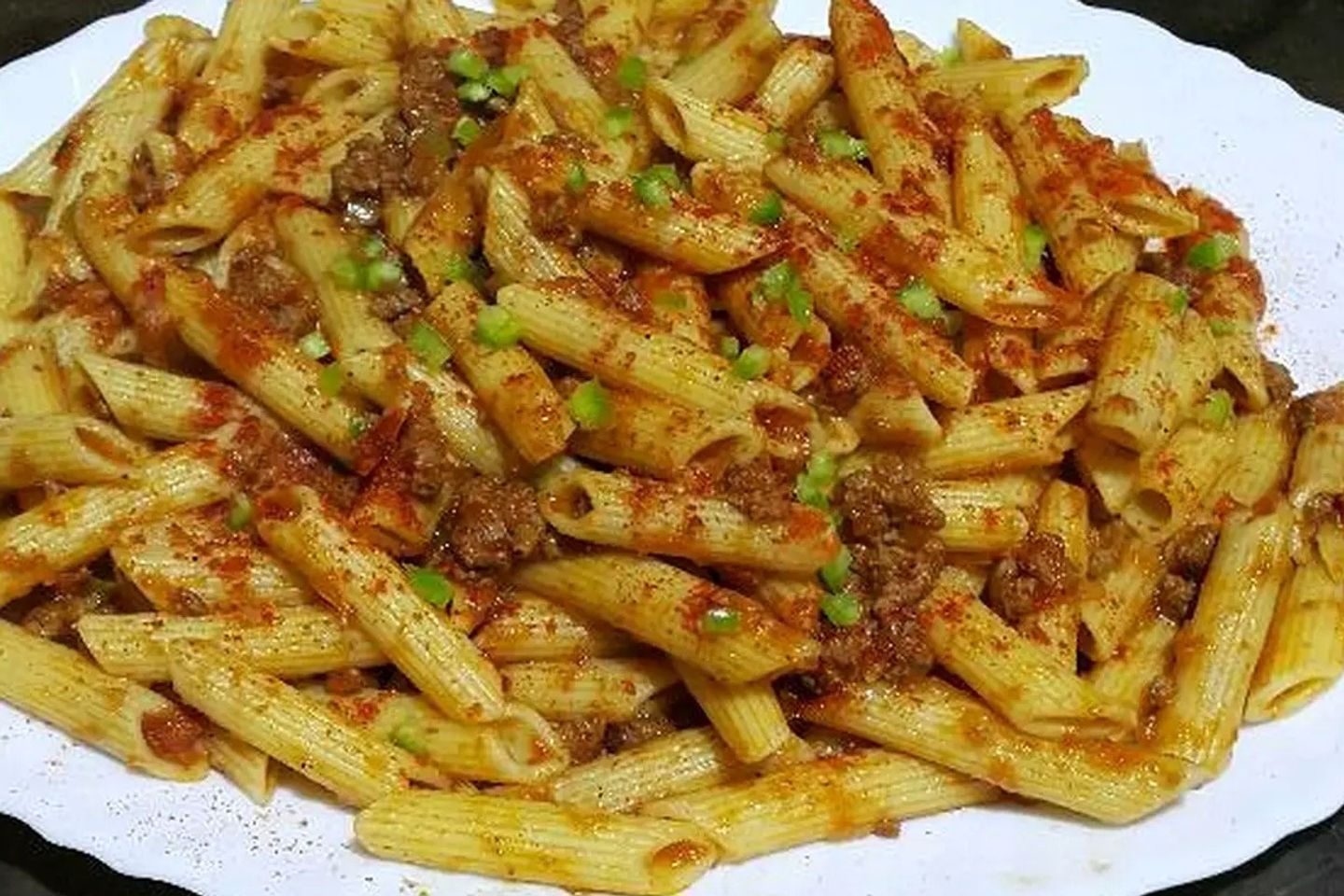 مكرونة لحم