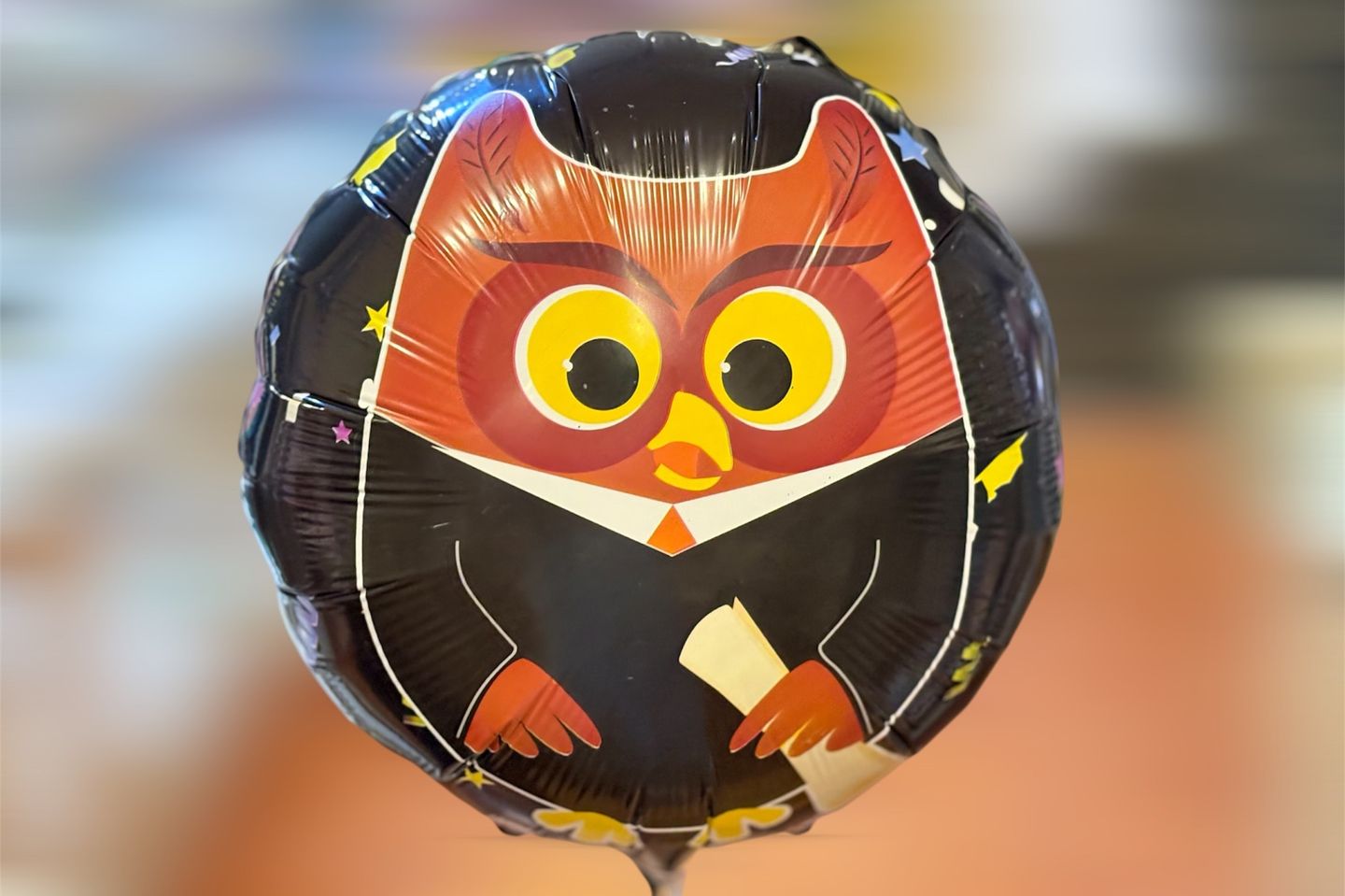 Large Black Graduation Balloon