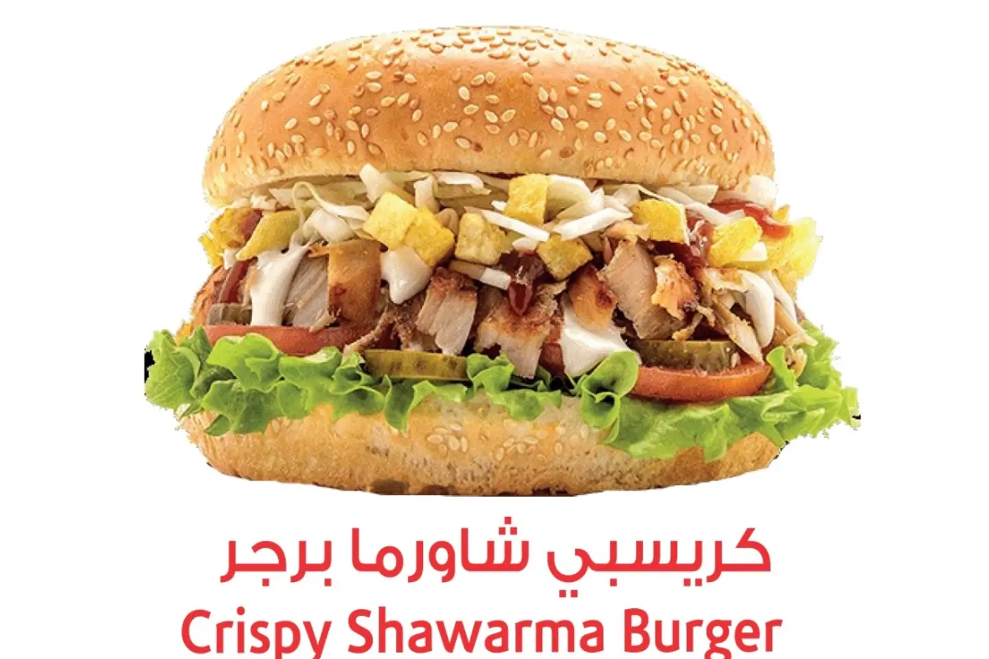 Crispy Shawarma Burger