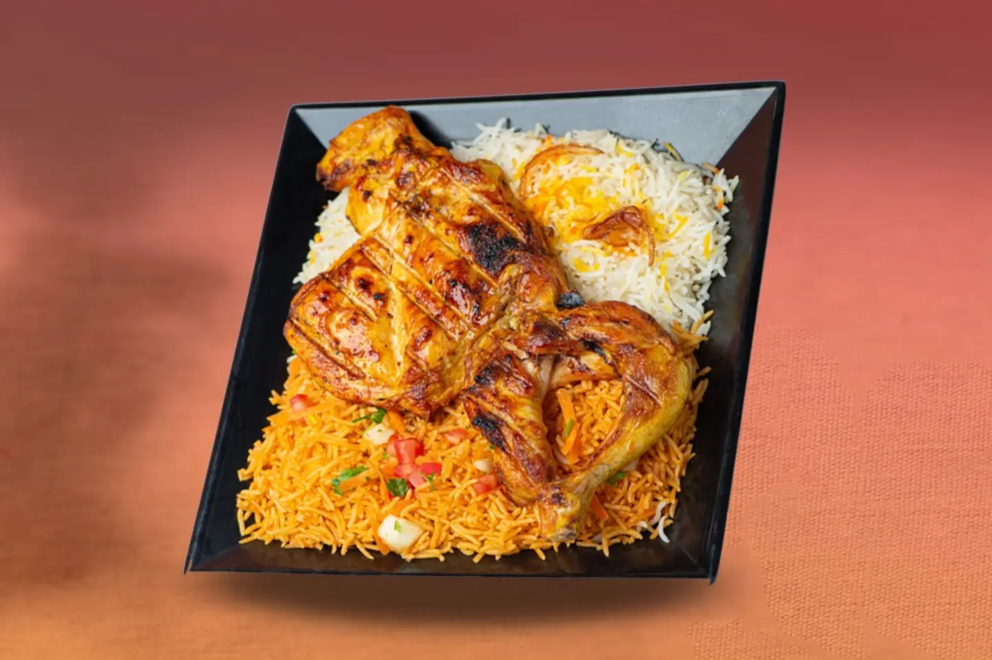 Charcoal Half With Rice