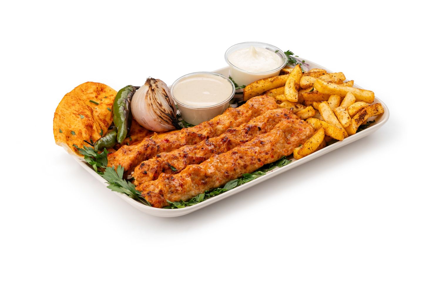 صحن كباب دجاج