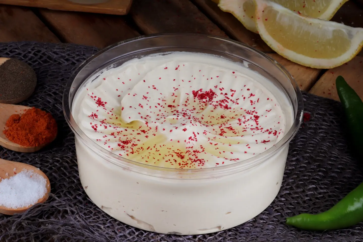 Big Plate Of Hummus