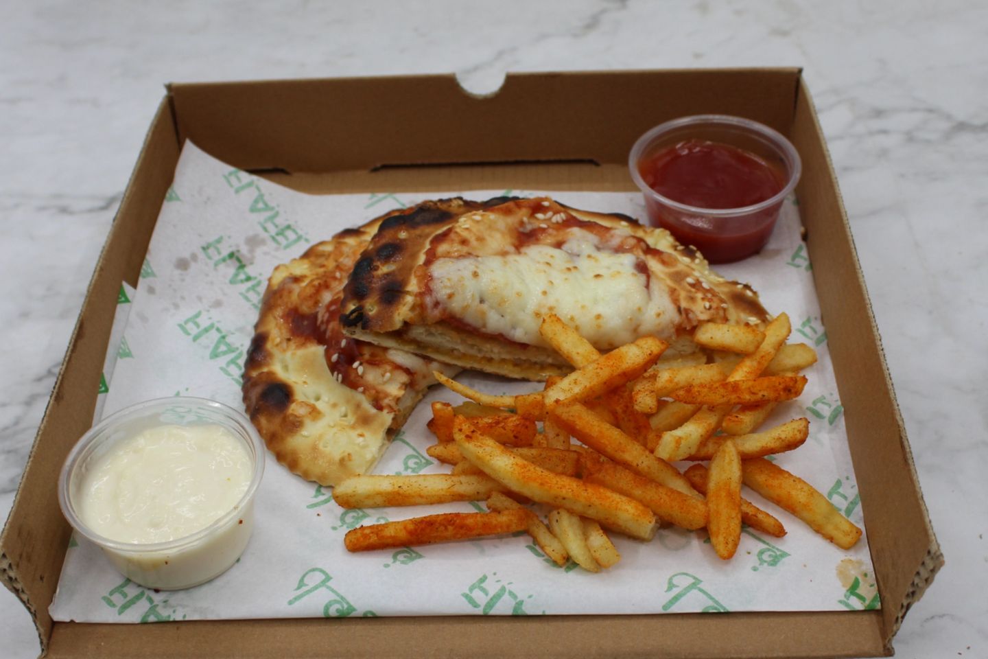 Pepperoni Meat Pie Meal