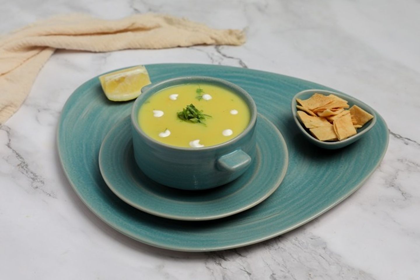 شوربة الذرة بالدجاج