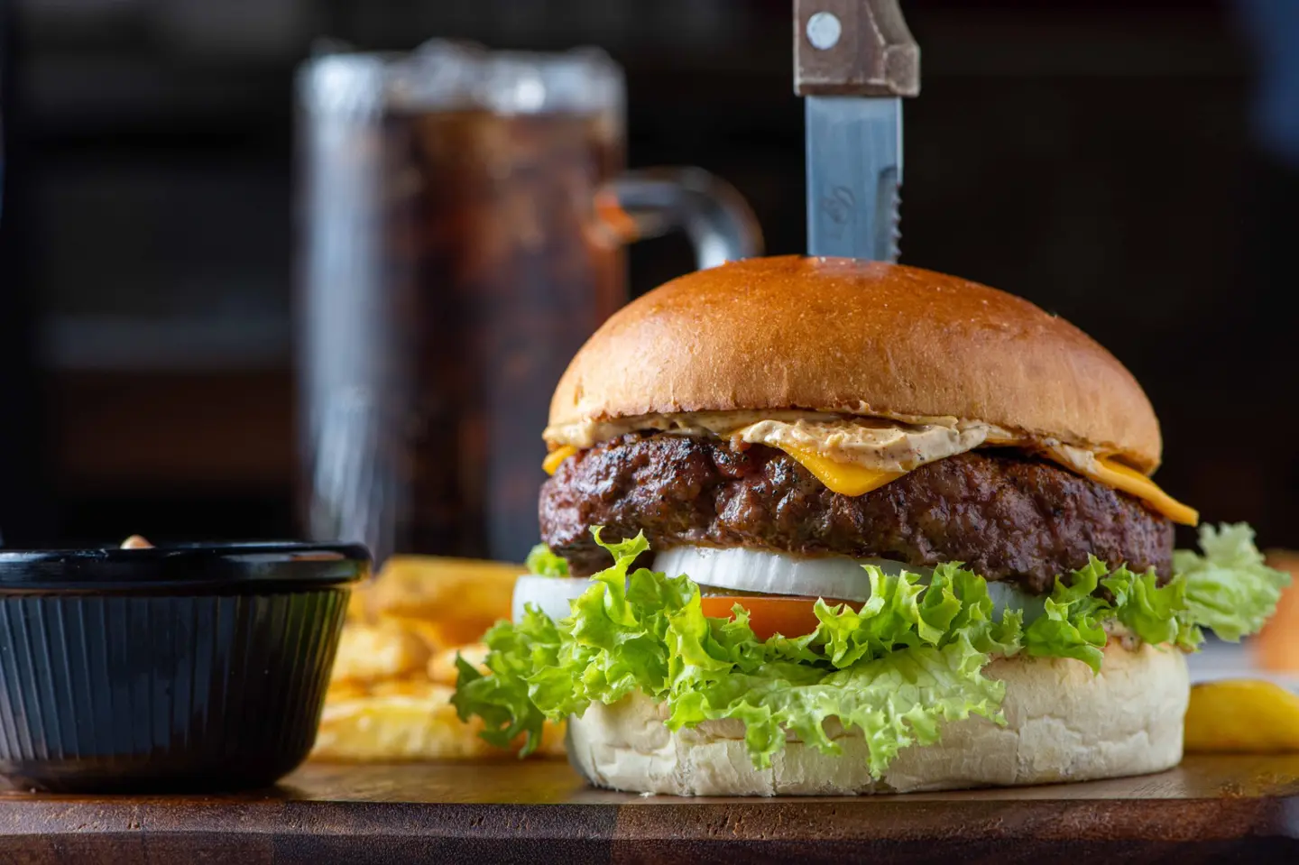 Hand Crafted Cheese Burger
