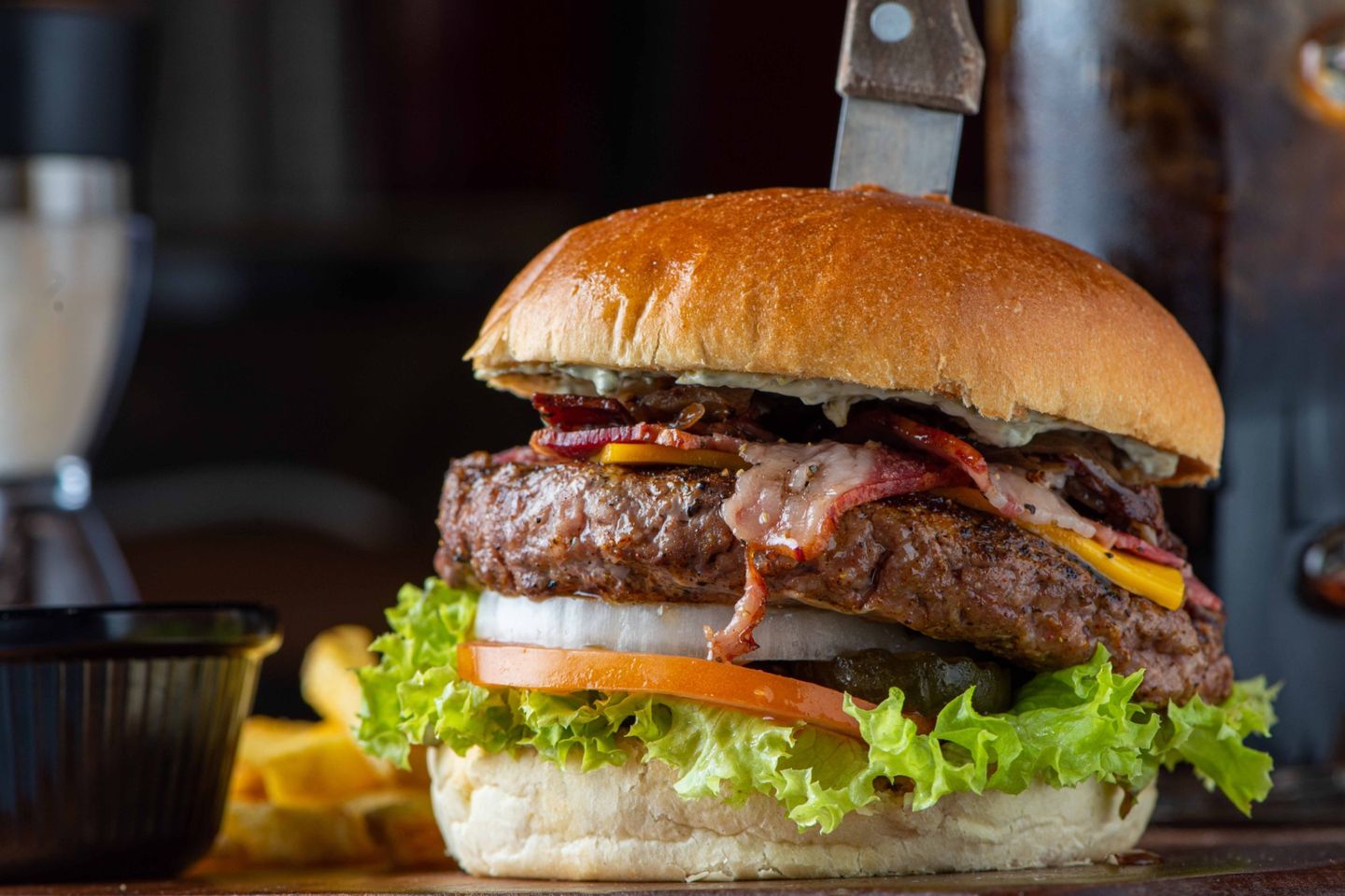 Stack Bacon Cheeseburger