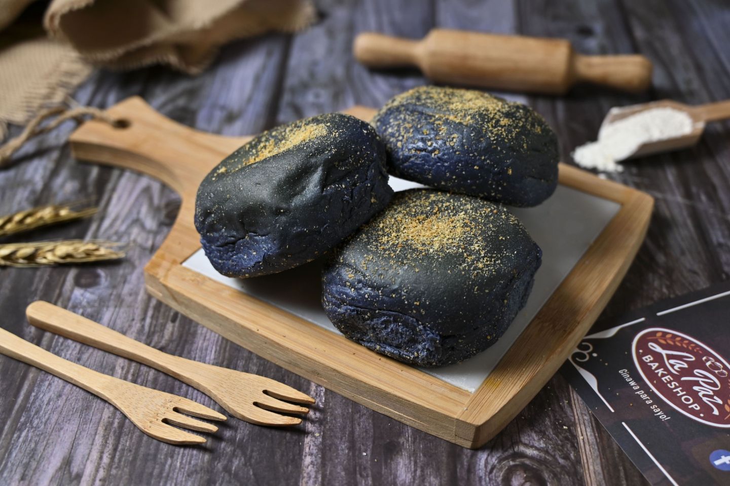 Ube Cheese Pandesal 4s