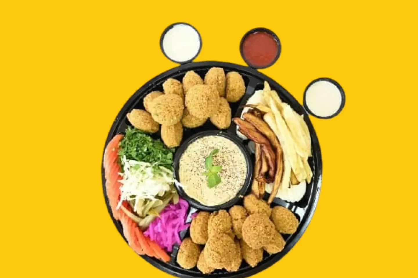 Large Mixed Falafel Plate