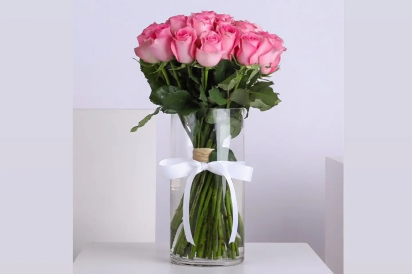 مزهرية وردية ٢